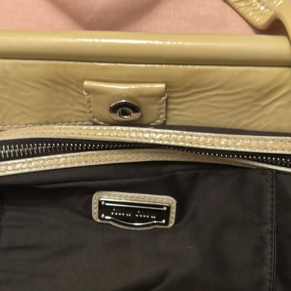Miu Miu Beige Satchel